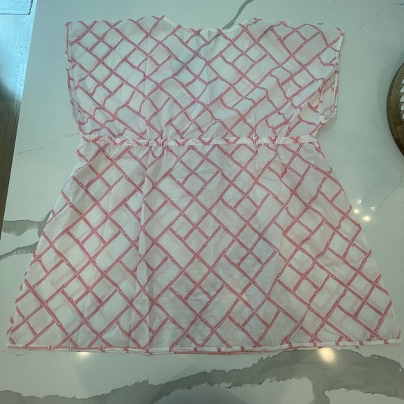 Beaufort Bonnet Tipsy Tunic - Bamboo Proverbs With Hamptons Hot Pink - Picture 4 of 7